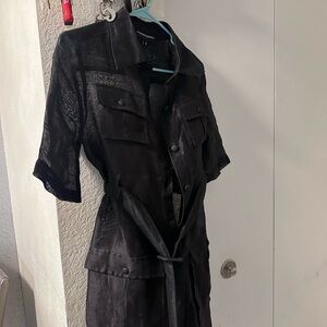 Cynthia Rowley Black Shirt Dress